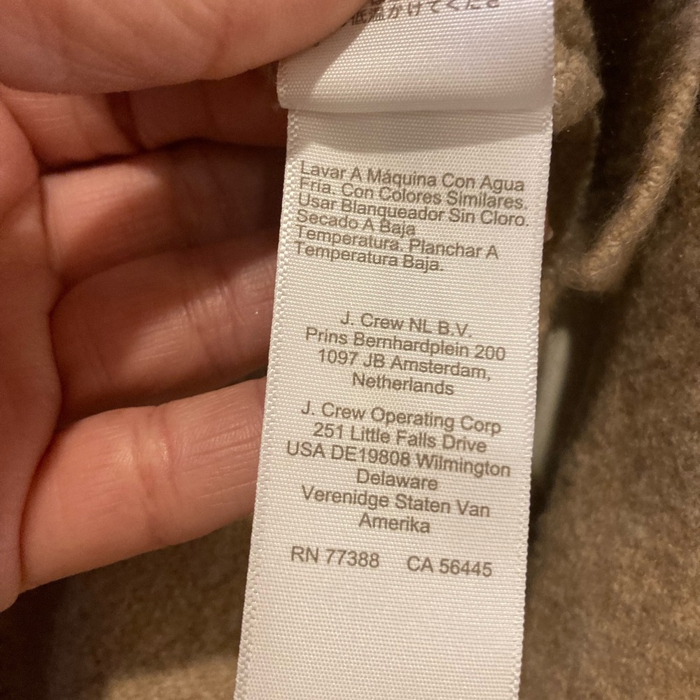 J. Crew Factory Preppy Wool Blend Pullover Sweater Neutral Fawn Career SZ Medium - Picture 9 of 13